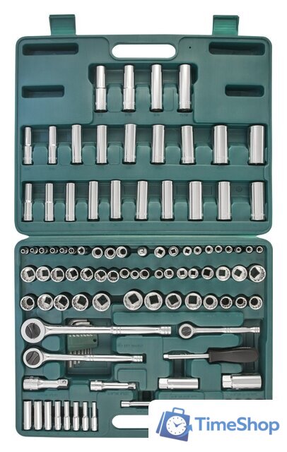 Универсальный набор инструментов Jonnesway S05H48107S (107 предметов) - Изображение №2 — Интернет-магазин Time-Shop