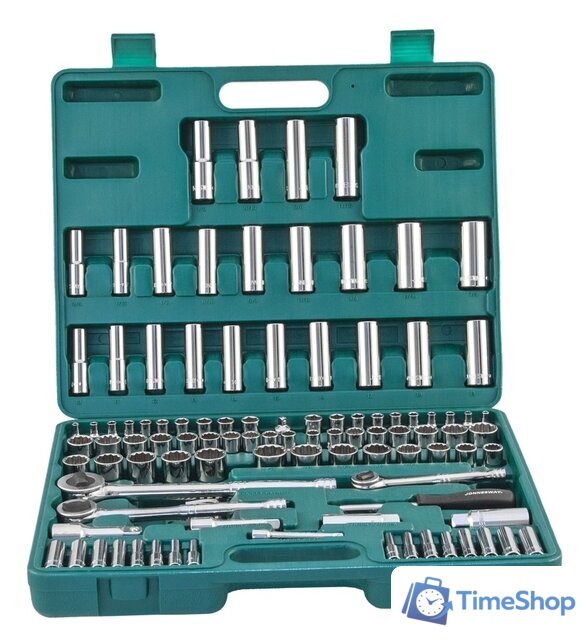 Универсальный набор инструментов Jonnesway S05H48107S (107 предметов) - Изображение №1 — Интернет-магазин Time-Shop