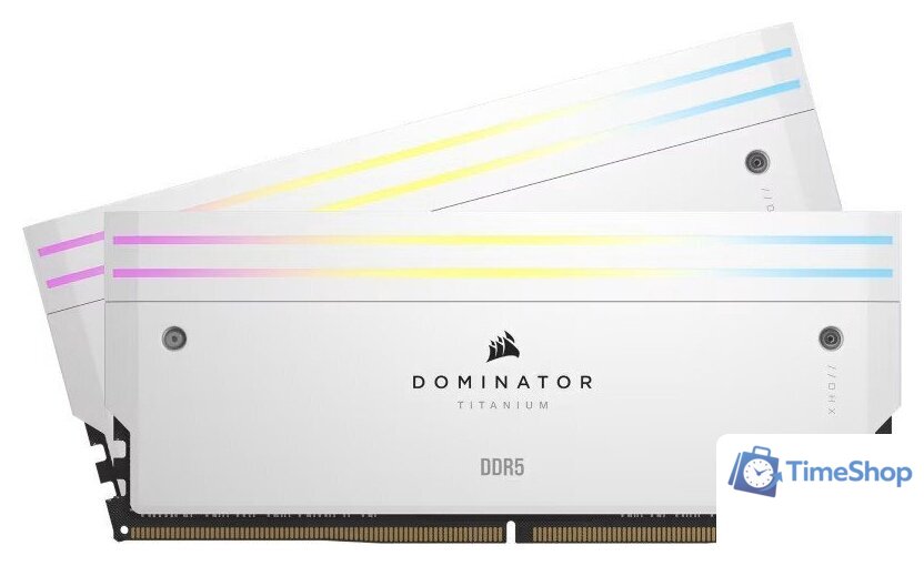 Оперативная память Corsair Dominator Titanium RGB 2x16ГБ DDR5 7000 МГц CMP32GX5M2X7000C34W - Изображение №1 — Интернет-магазин Time-Shop