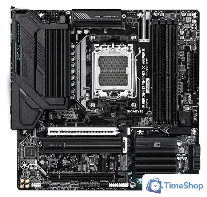 Материнская плата Gigabyte B850M Gaming X WiFi6E (rev. 1.1) - Изображение №1 — Интернет-магазин Time-Shop
