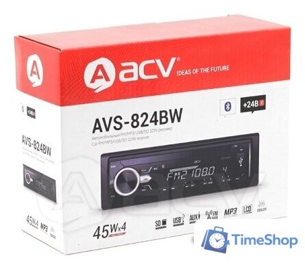 USB-магнитола ACV AVS-824BW - Изображение №6 — Интернет-магазин Time-Shop