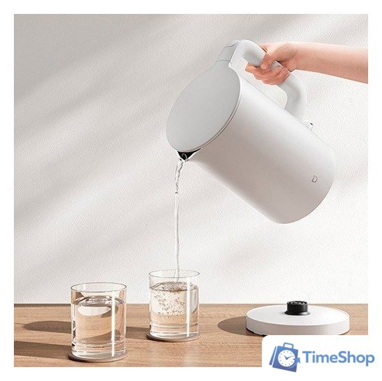 Электрический чайник Xiaomi Mijia Smart Kettle 3 MJDSH08YM (с переходником на евровилку) - Изображение №7 — Интернет-магазин Time-Shop
