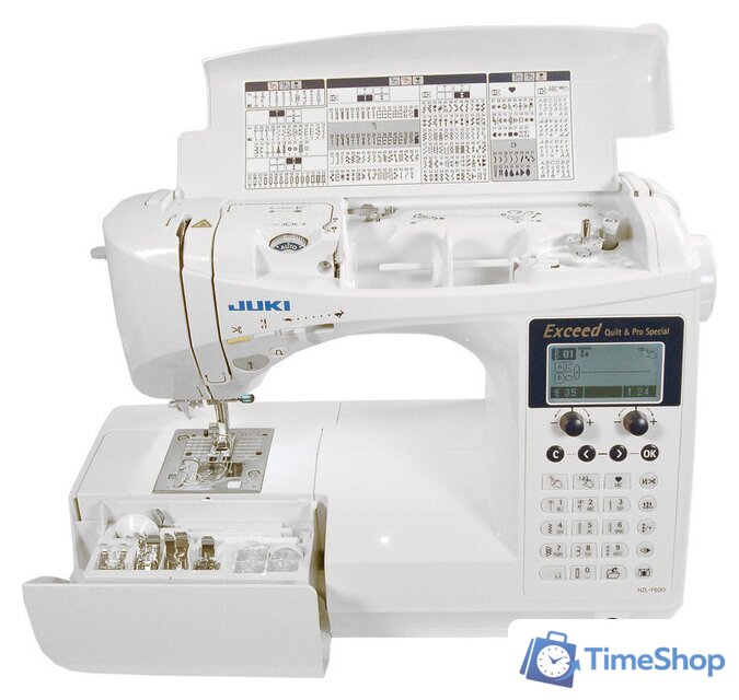 Электронная швейная машина Juki HZL-F600 - Изображение №2 — Интернет-магазин Time-Shop