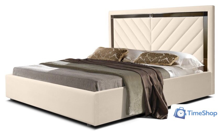 Кровать ФорестДекоГрупп Софи 4 180x200 с ПМ (Veluta Lux 1) - Изображение №1 — Интернет-магазин Time-Shop