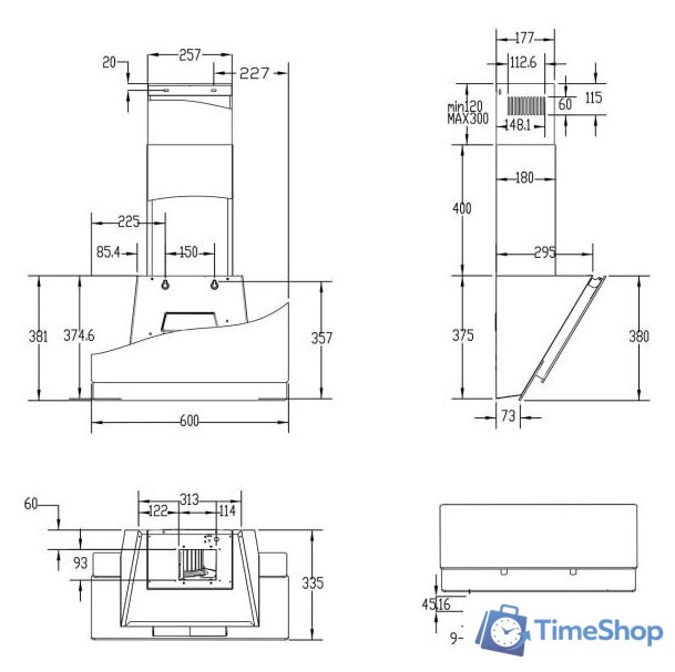 Кухонная вытяжка Haier HVX-W672GB - Изображение №6 — Интернет-магазин Time-Shop