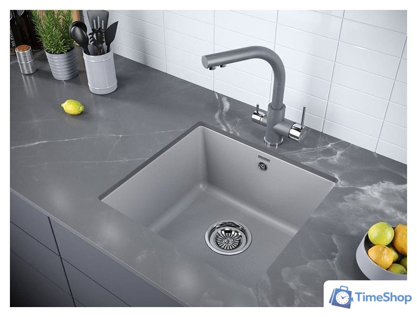 Кухонная мойка Paulmark Gera 50 PM104546-GRM - Изображение №2 — Интернет-магазин Time-Shop