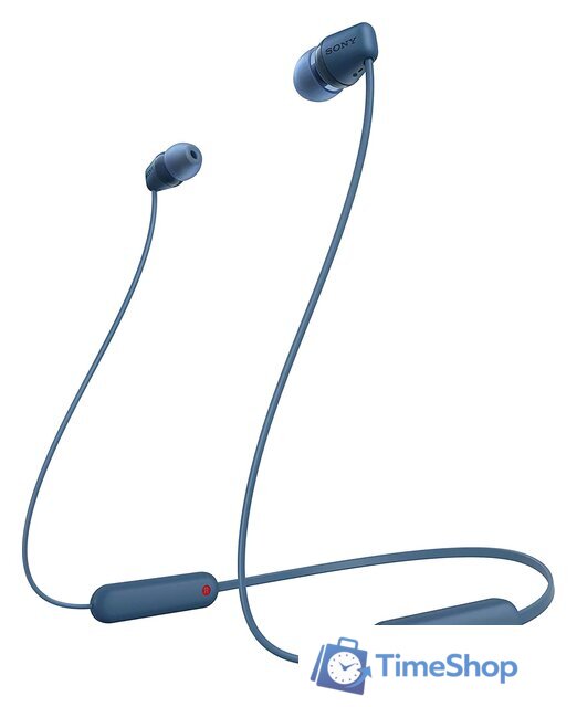 Наушники Sony WI-C100 (синий) - Изображение №1 — Интернет-магазин Time-Shop