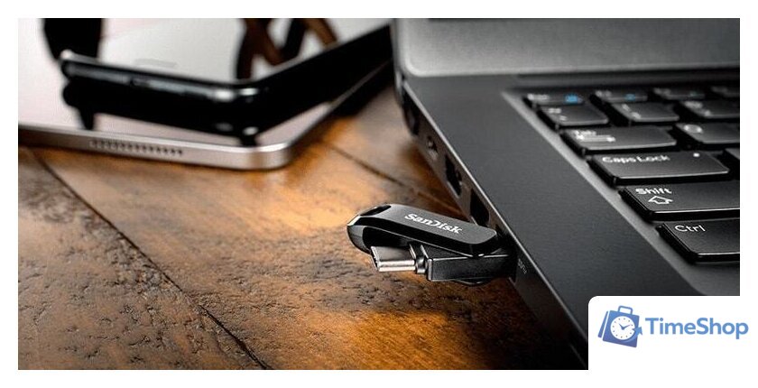 USB Flash SanDisk Ultra Dual Drive Go Type-C 256GB SDDDC3-256G-G46 - Изображение №9 — Интернет-магазин Time-Shop