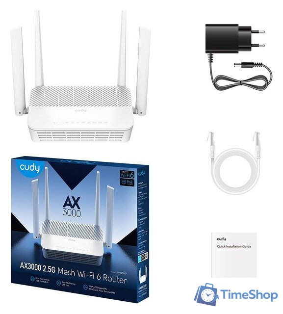 Wi-Fi роутер Cudy WR3000P 1.0 - Изображение №3 — Интернет-магазин Time-Shop