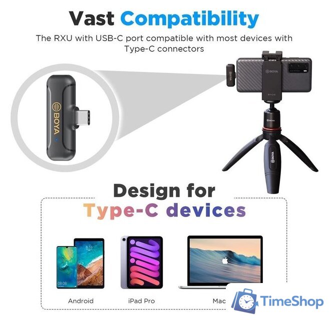 Радиосистема BOYA BY-WM3T2-U1 - Изображение №4 — Интернет-магазин Time-Shop