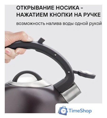 Чайник со свистком Rondell Tierno RDS‑1900 - Изображение №3 — Интернет-магазин Time-Shop
