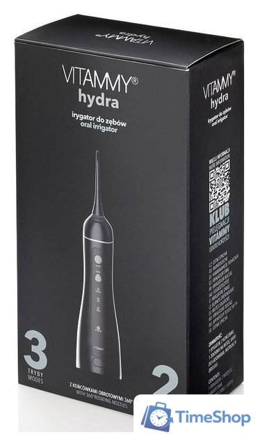 Ирригатор  Vitammy Hydra (черный) - Изображение №5 — Интернет-магазин Time-Shop