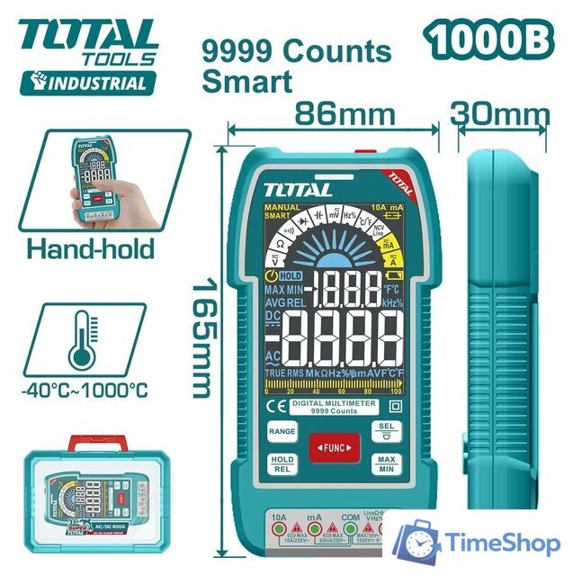 Мультиметр Total TMT5110004 - Изображение №1 — Интернет-магазин Time-Shop