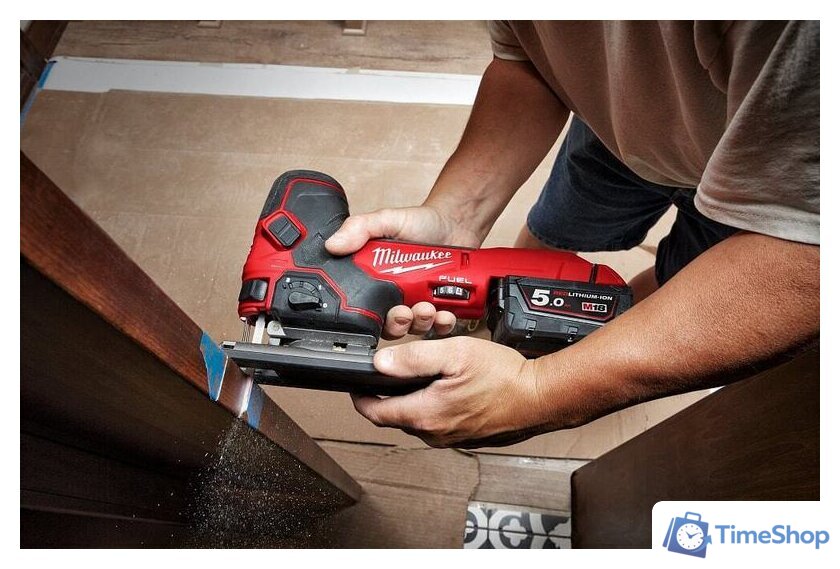 Электролобзик Milwaukee Fuel M18 FBJS-0X 4933464799 (без АКБ, кейс) - Изображение №6 — Интернет-магазин Time-Shop