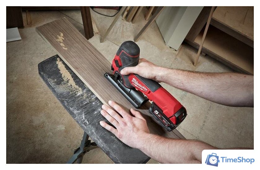 Электролобзик Milwaukee Fuel M18 FBJS-0X 4933464799 (без АКБ, кейс) - Изображение №4 — Интернет-магазин Time-Shop
