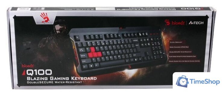 Клавиатура A4Tech Bloody Q100 - Изображение №6 — Интернет-магазин Time-Shop