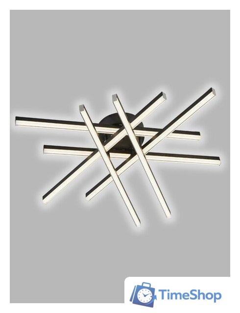 Припотолочная люстра Aitin Pro C9036/6 (черный) - Изображение №2 — Интернет-магазин Time-Shop