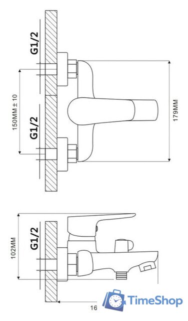 Смеситель Ekko E32105 - Изображение №7 — Интернет-магазин Time-Shop