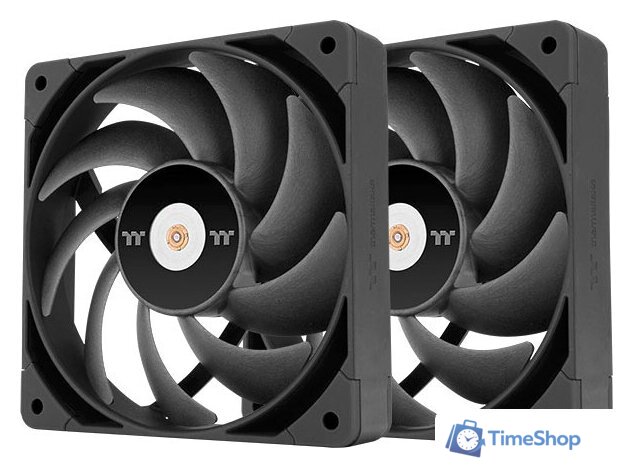Комплект вентиляторов для корпуса Thermaltake ToughFan 12 Pro 2-Fan Pack CL-F159-PL12BL-A - Изображение №1 — Интернет-магазин Time-Shop
