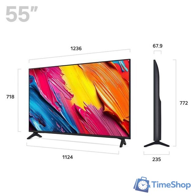Телевизор LG QNED AI QNED70 55QNED70A6A - Изображение №2 — Интернет-магазин Time-Shop