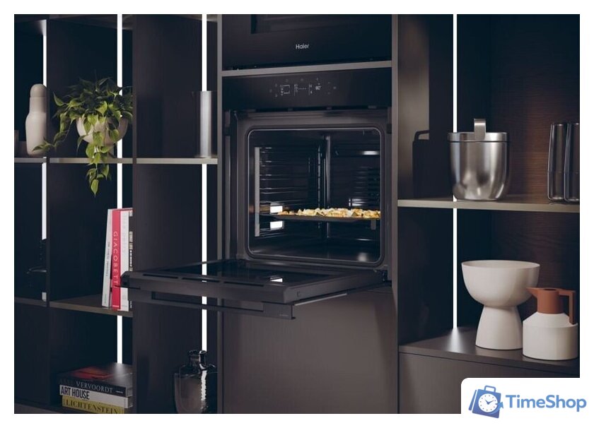 Электрический духовой шкаф Haier ID Series 4 H6 ID46G5SYTB - Изображение №10 — Интернет-магазин Time-Shop