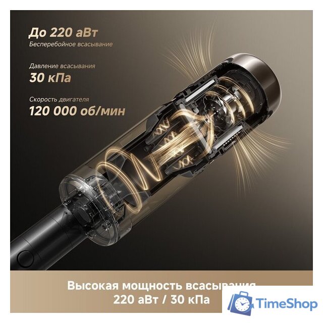 Пылесос Dreame Cordless Vacuum Cleaner Z40 TangleCut Flex VRV62F (евровилка, черный) - Изображение №13 — Интернет-магазин Time-Shop