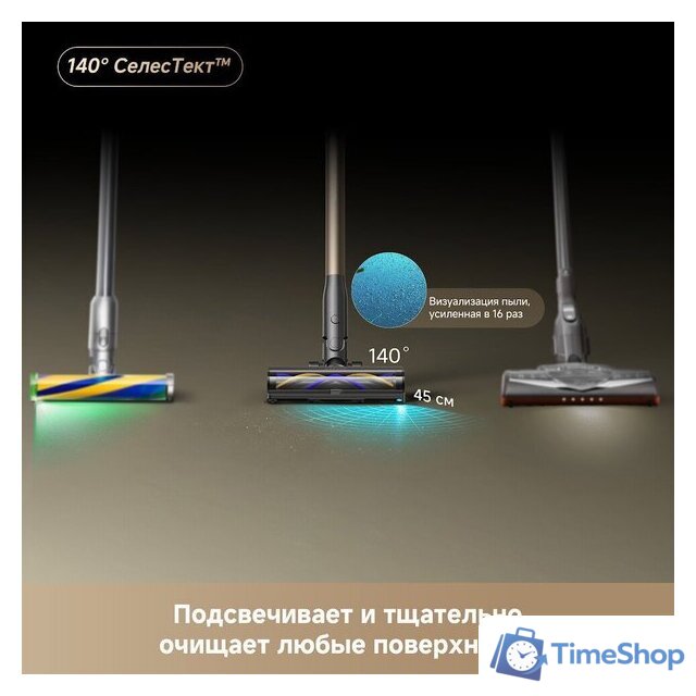 Пылесос Dreame Cordless Vacuum Cleaner Z40 TangleCut Flex VRV62F (евровилка, черный) - Изображение №19 — Интернет-магазин Time-Shop