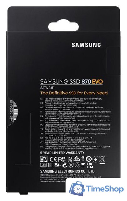 SSD Samsung 870 Evo 500GB MZ-77E500BW - Изображение №11 — Интернет-магазин Time-Shop