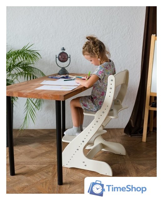 Растущий стул Друг Кузя Растущий Павлин (слоновая кость) - Изображение №4 — Интернет-магазин Time-Shop