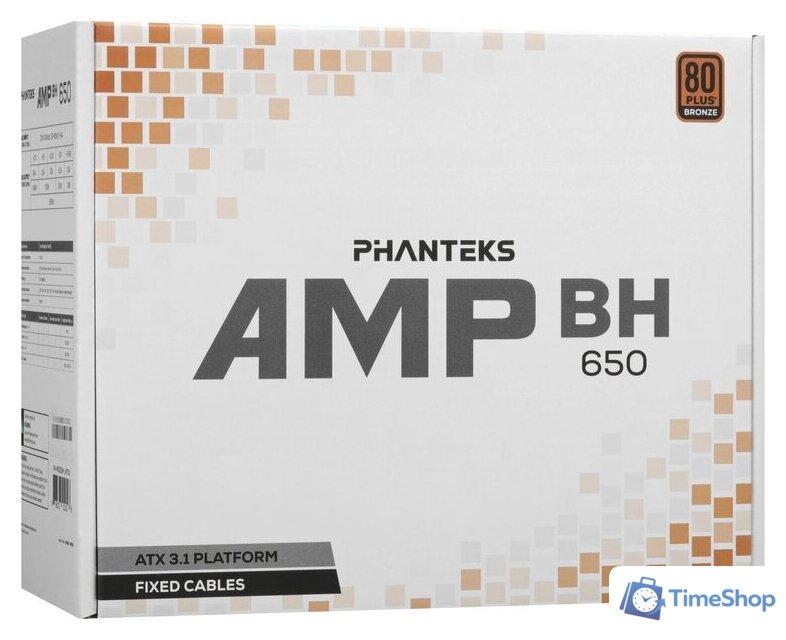 Блок питания Phanteks AMP BH 650W PH-P650BM_WT01 - Изображение №8 — Интернет-магазин Time-Shop