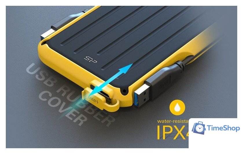 Внешний накопитель Silicon-Power Armor A66 2TB SP020TBPHD66SS3Y - Изображение №6 — Интернет-магазин Time-Shop