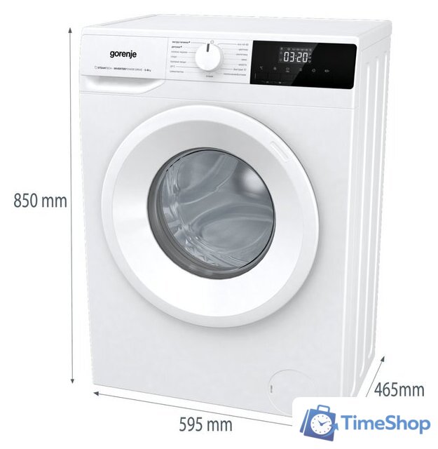Стиральная машина Gorenje W1NHPI62SCS - Изображение №10 — Интернет-магазин Time-Shop