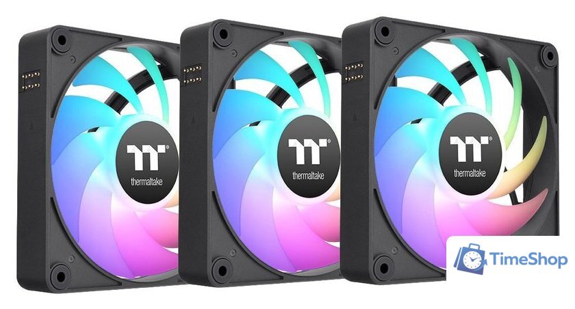 Комплект вентиляторов для корпуса Thermaltake CT140 EX ARGB 3-Fan Pack CL-F182-PL14SW-A - Изображение №1 — Интернет-магазин Time-Shop