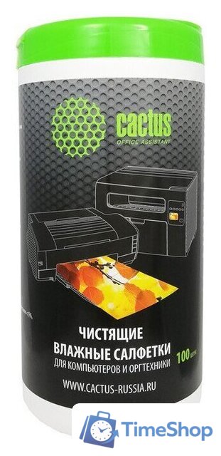 Влажные салфетки CACTUS CS-T1002 - Изображение №1 — Интернет-магазин Time-Shop