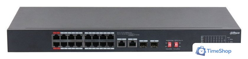 Неуправляемый коммутатор Dahua DH-S3218-16ET-190 - Изображение №1 — Интернет-магазин Time-Shop