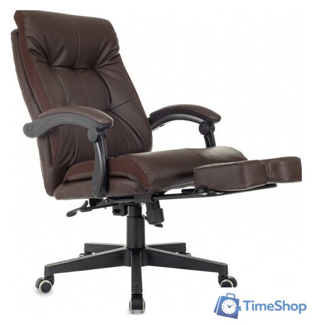 Офисное кресло Бюрократ CH-824MSG-BF (коричневый) - Изображение №7 — Интернет-магазин Time-Shop