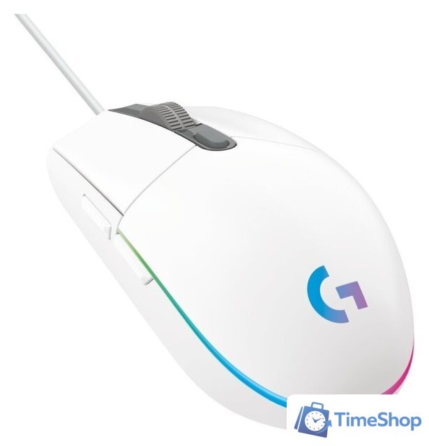 Игровая мышь Logitech G102 Lightsync (белый) - Изображение №2 — Интернет-магазин Time-Shop