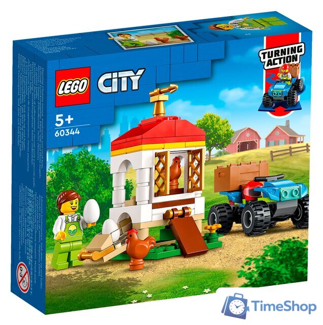 Конструктор LEGO City 60344 Курятник - Изображение №1 — Интернет-магазин Time-Shop