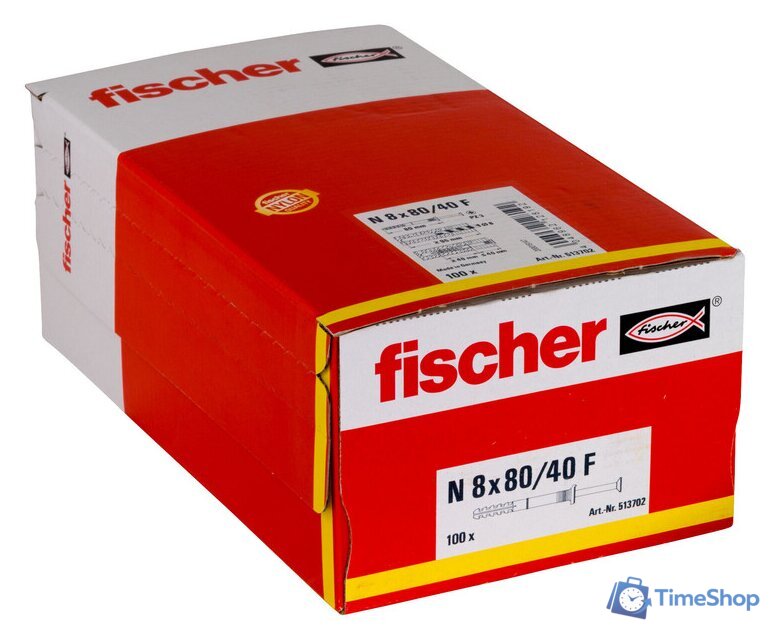 Дюбель-гвоздь Fischer N 10 x 135/85 S 50347 (50 шт) - Изображение №2 — Интернет-магазин Time-Shop