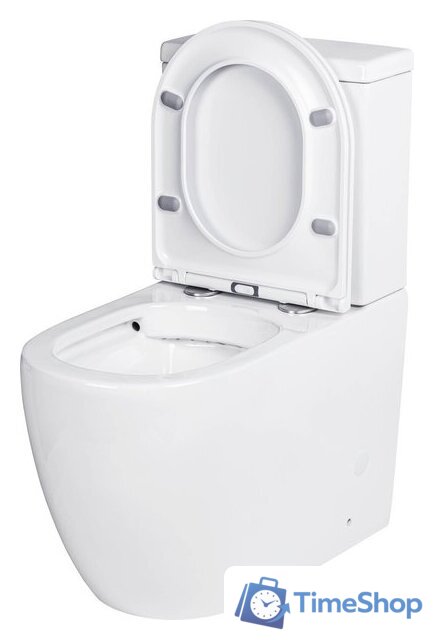 Унитаз напольный Roxen Antares Tornado Rimless Soft Close 600185-01 - Изображение №6 — Интернет-магазин Time-Shop