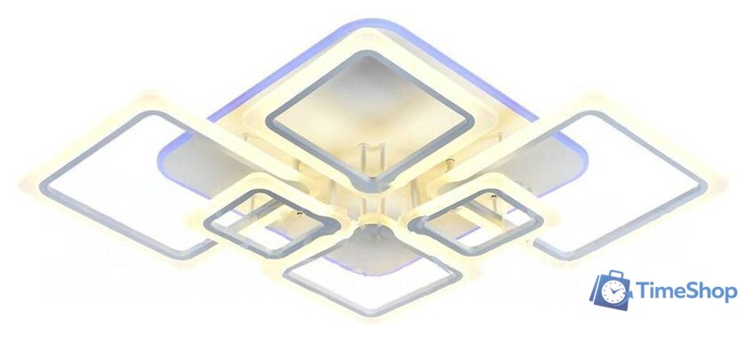 Припотолочная люстра Mirastyle Диод CF-16070/4+2 WH ML - Изображение №1 — Интернет-магазин Time-Shop