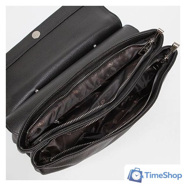 Женская сумка Poshete 845-SR20217OL-BLK (черный) - Изображение №3 — Интернет-магазин Time-Shop