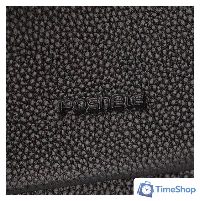 Женская сумка Poshete 845-SR20217OL-BLK (черный) - Изображение №4 — Интернет-магазин Time-Shop