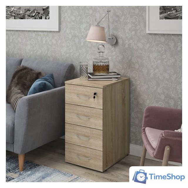 Тумба Славянская столица С-035.004/1 (дуб сонома) - Изображение №4 — Интернет-магазин Time-Shop