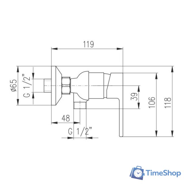 Смеситель Slezak RAV VT481.5 - Изображение №2 — Интернет-магазин Time-Shop