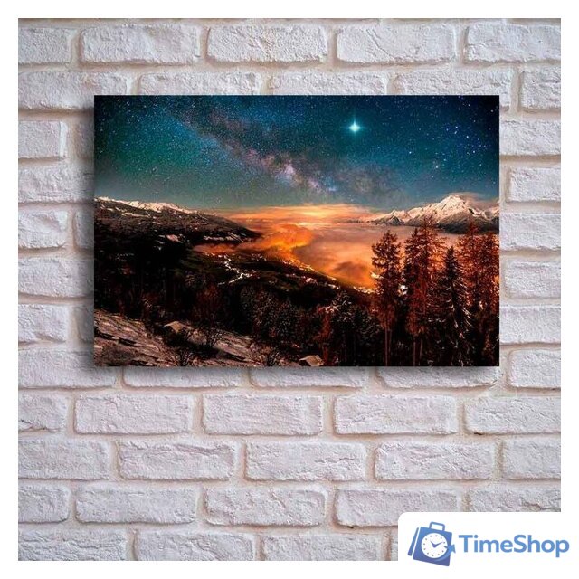 Картина на стекле Stamprint Звездная ночь NT004 (80x120) - Изображение №3 — Интернет-магазин Time-Shop