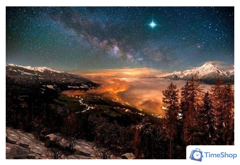 Картина на стекле Stamprint Звездная ночь NT004 (80x120) - Изображение №1 — Интернет-магазин Time-Shop