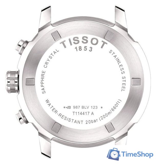 Наручные часы Tissot Prc 200 Chronograph T114.417.11.047.00 - Изображение №3 — Интернет-магазин Time-Shop