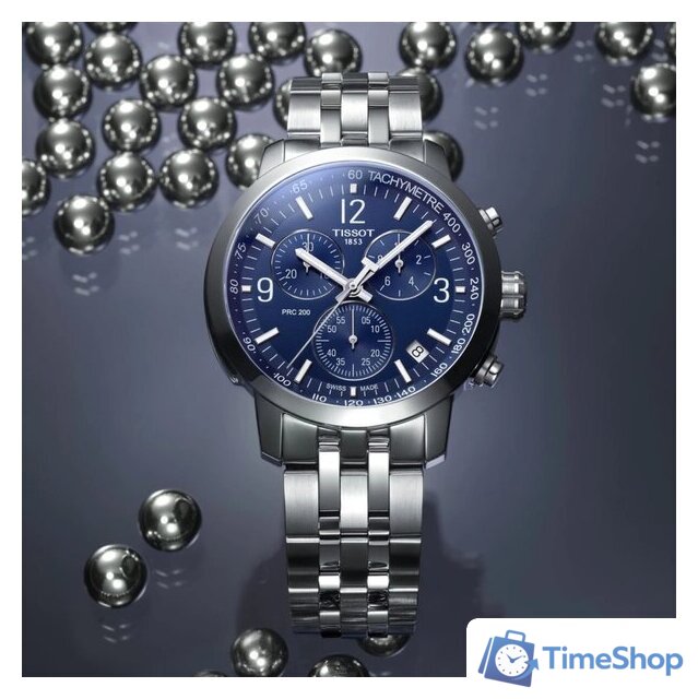 Наручные часы Tissot Prc 200 Chronograph T114.417.11.047.00 - Изображение №5 — Интернет-магазин Time-Shop