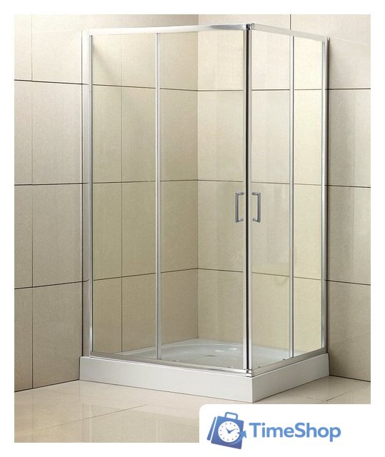 Душевой уголок BelBagno UNO-195-AH-2-100/90-C-Cr (прозрачное стекло) - Изображение №1 — Интернет-магазин Time-Shop